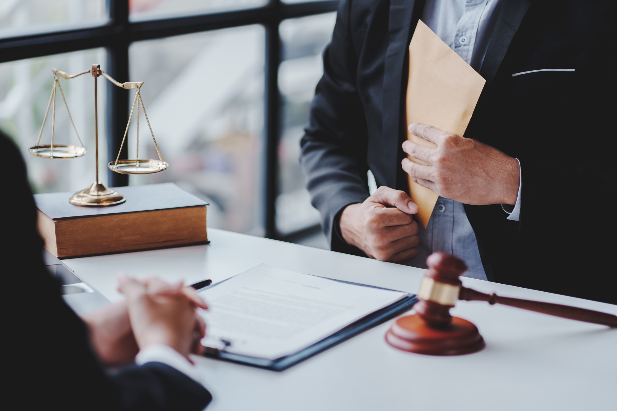 Concepts of corruption, bankruptcy courts, bail, crime, bribery, fraud, Judge Gavel, soundboard, and